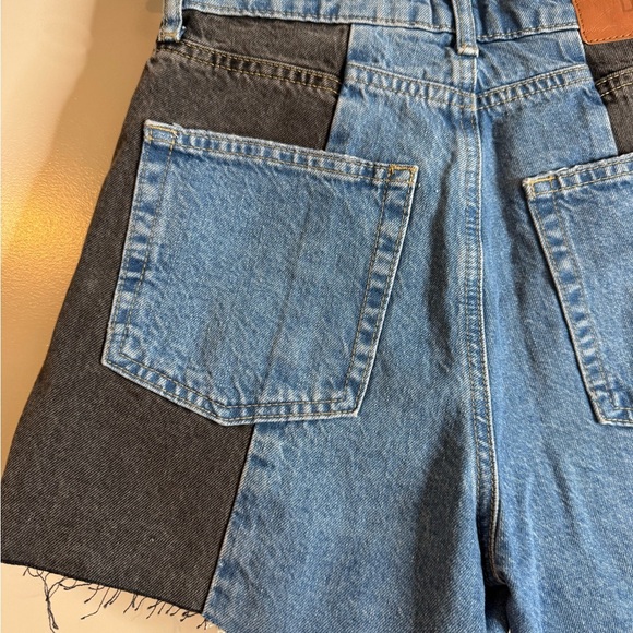 BDG Blue and Gray Jean Shorts - Picture 4 of 7